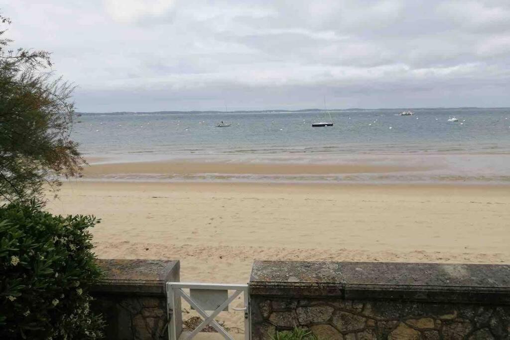 Appart Sur La Plage Pied Dans L Eau Avec Terrasse Jardin Vue Sur Le Bassin Depuis La Terrasse , Parking Arcachon Exterior photo