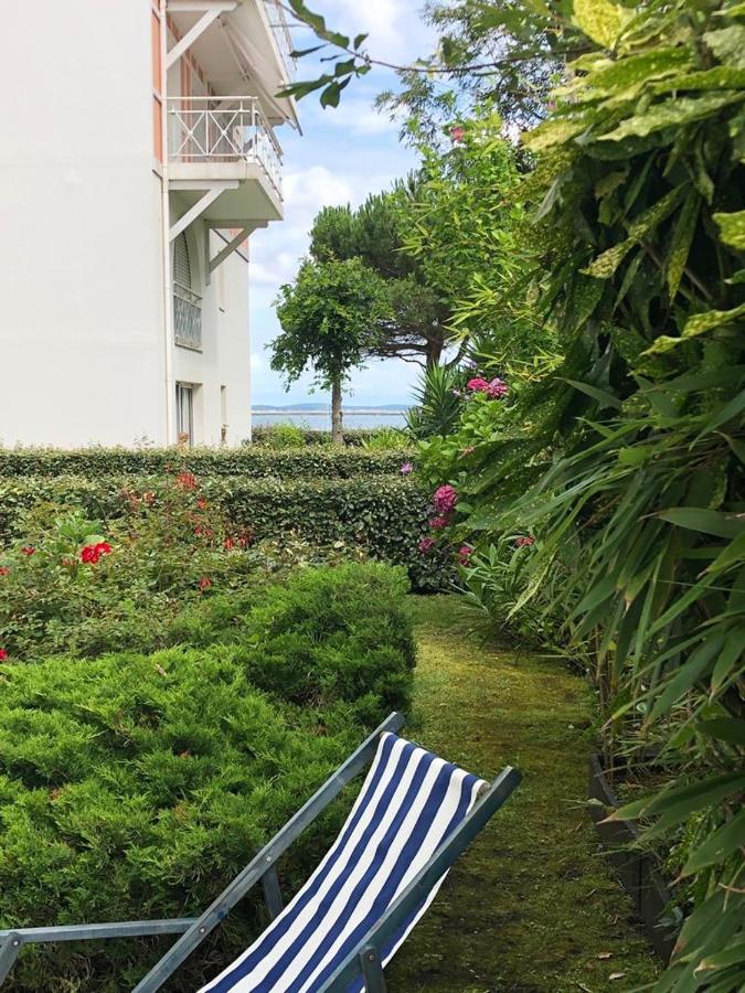 Appart Sur La Plage Pied Dans L Eau Avec Terrasse Jardin Vue Sur Le Bassin Depuis La Terrasse , Parking Arcachon Exterior photo